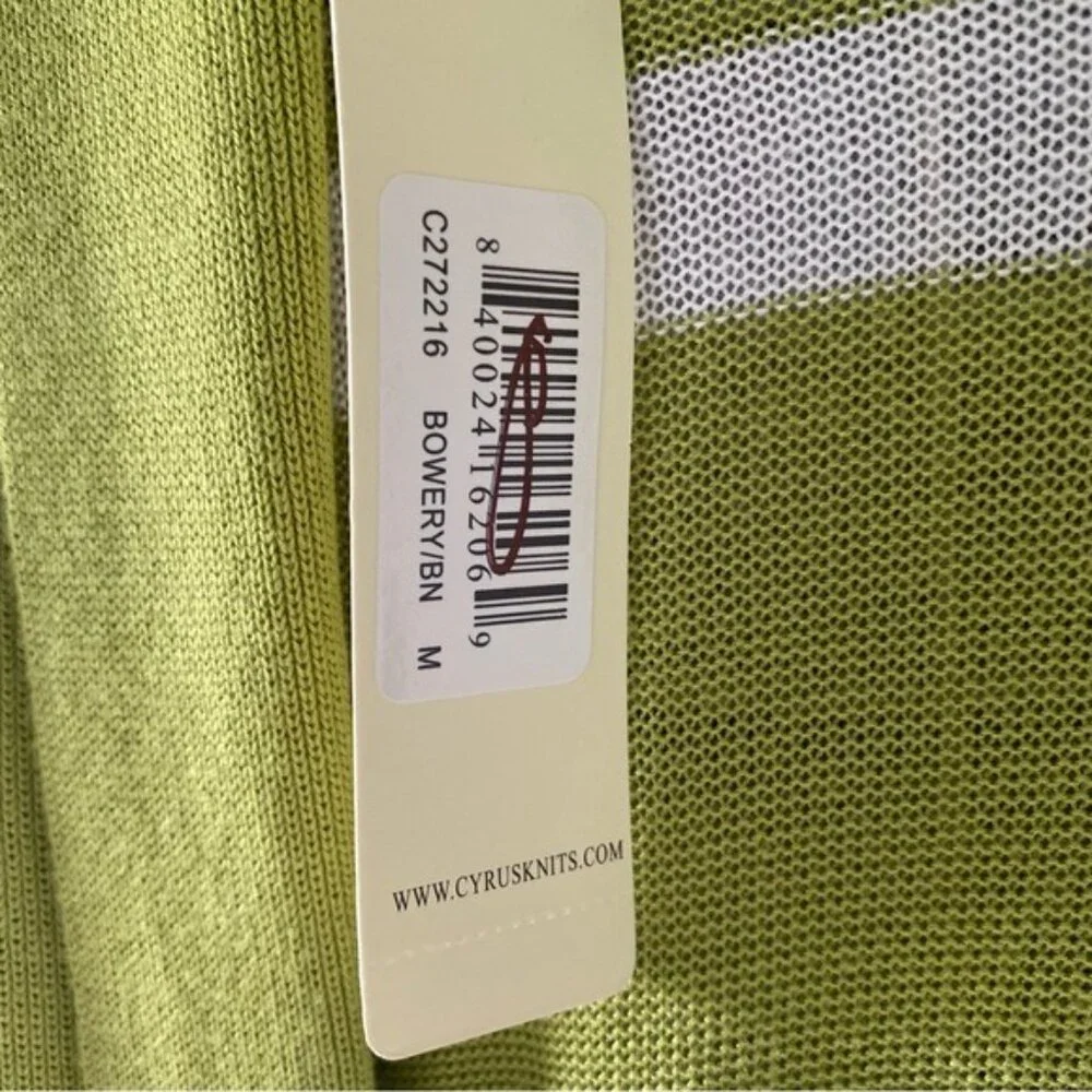 NWT Cyrus Women's Striped‎ Open-Front Sweater/Cardigan Size M